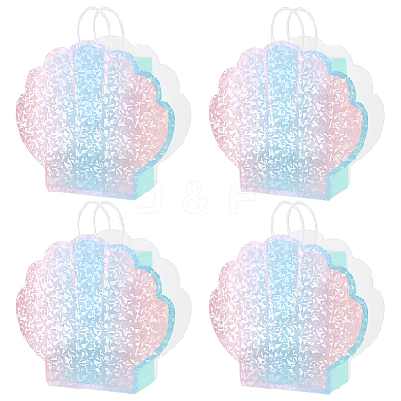 Holographic Paper Packing Bags with Handle CARB-WH0015-09-1