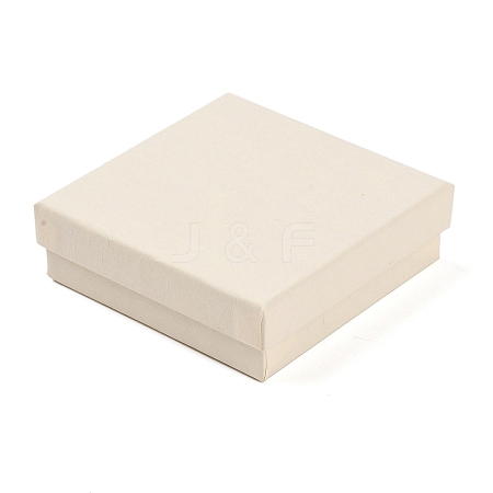 Cardboard Paper Jewelry Storage Boxes with Sponge CON-P023-01E-02-1