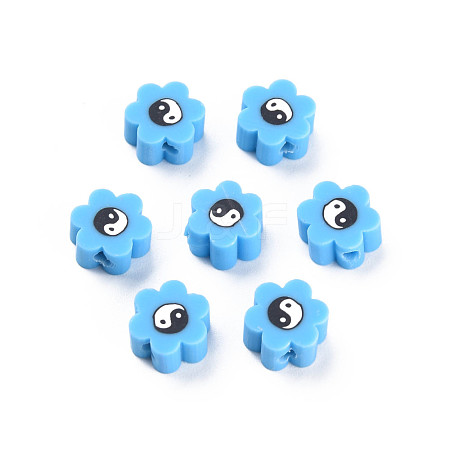 Handmade Polymer Clay Beads CLAY-N008-027B-1