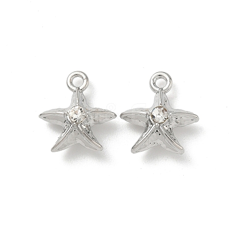 Alloy Rhinestone Pendants FIND-L024-08P-1