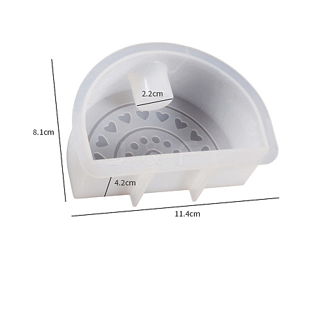 Silicone Candle Holder Mold for Vertical PW-WG52165-01-1