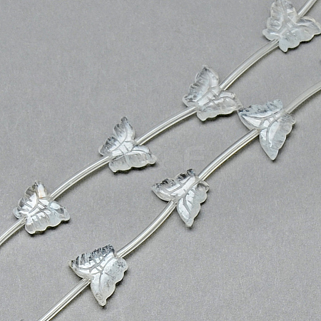 Smelting Quartz Crystal Beads Strands X-G-T014-06-1-1