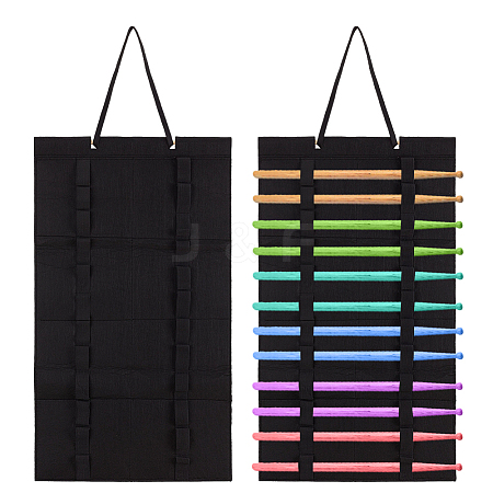 Soft Felt & Wood Wall-Mounted  Display Bags ODIS-WH0330-001B-1
