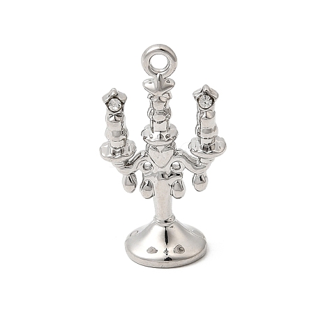 Alloy Rhinestone Pendants FIND-B060-04P-1