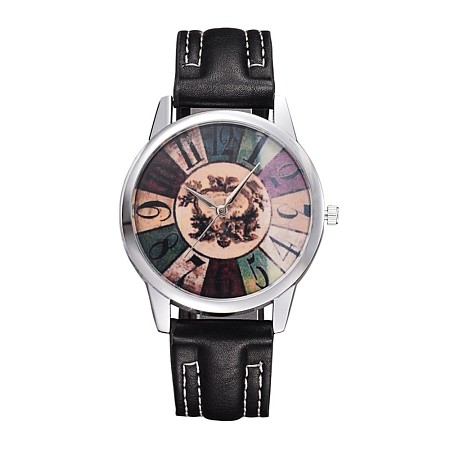 Fashionable Unisex Imitation Leather Alloy Electronic Wristwatches X-WACH-I007-05B-1