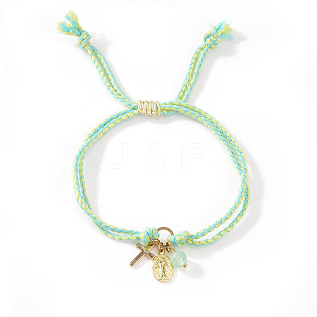 Brass Charm Bracelets TC3588-1-1