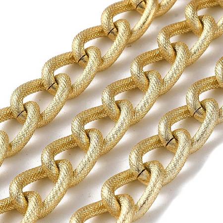 Oxidation Aluminum Textured Curb Chains CHA-H001-13KCG-1