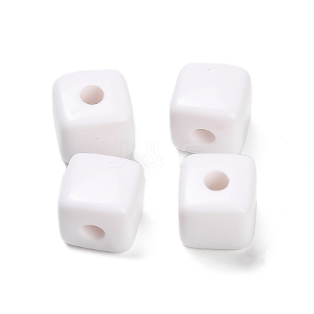 Opaque Acrylic European Beads MACR-L011-03-1