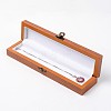 Rectangle Wooden Jewelry Necklace Boxes OBOX-F002-10-3