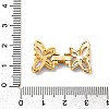Brass Micro Pave Cubic Zirconia Fold Over Clasps KK-C075-35G-3