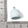 Opaque Resin Pendants X-RESI-P051-06P-M-3
