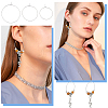 90Pcs 3 Size 316 Surgical Stainless Steel Hoop Earrings Findings STAS-UN0039-41-6