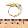 Adjustable 304 Stainless Steel Open Cuff Ring Components X-STAS-P403-01D-G-3
