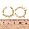 304 Stainless Steel Hoop Earring Findings STAS-D183-02C-G-2