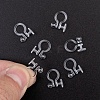 Plastic Clip-on Earring Findings KY-F007-03-1