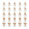 Craftdady 50Pcs 5 Styles Resin Imitation Pearl Pendants FIND-CD0001-32-2