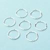 Brass Linking Rings KK-F831-018E-S-RS-1