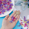 800Pcs Transparent Plastic Beads KY-PA0001-19B-3
