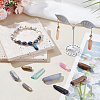 26Pcs 13 Colors Electroplated Natural Quartz Crystal Beads G-NB0005-91-5
