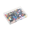 100Pcs Printed Glass Half Round Dome Cabochons GGLA-FS0001-13-6