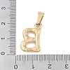 304 Stainless Steel Pendants STAS-F235-01G-B-3