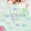 120Pcs Transparent Acrylic Beads OACR-SC0003-02A-4