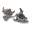 Natural Tiger Eye Pendant G-H083-03AS-02-2