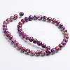 Dyed & Heated Natural Imperial Jasper Round Bead Strands G-M274-03-6mm-2