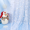 Snowflake Pattern Nylon Fabric DIY-WH0084-85A-5
