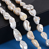 Natural Keshi Pearl Beads Strands PEAR-S021-071-5