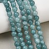 Natural Dyed White Jade Beads Strands GG-CBAEB22-B01-6mm-04-1
