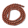 Natural Red Jasper Beads Strands LS-G-F748-H01-02-3