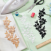  6Pcs 3 Colors Plum Blosssom Cotton Computerized Embroidery Sew on Patches PATC-NB0001-08B-4
