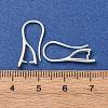 Brass Earring Hooks KK-G604-05S-3