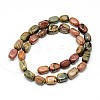 Natural Polychrome Jasper/Picasso Stone/Picasso Jasper Beads Strands G-Q948-84-2