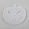 Halloween DIY Jack-O-Lantern Pendant Silicone Molds DIY-P006-53-3