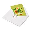 Saint Patrick's Day Rectangle Paper Greeting Card AJEW-D060-01C-2