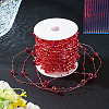 Acrylic Round Beaded Link Chains DIY-MB0007-001B-6