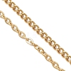 304 Stainless Steel Cable Chain and Twisted Chain Bracelet Making AJEW-JB01477-3