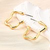 304 Stainless Steel Stud Earrings EJEW-D307-01G-2