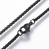 304 Stainless Steel Box Chain Necklaces NJEW-P250-02B-03-2