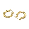 304 Stainless Steel Hoop Earrings for Women EJEW-B054-06G-2