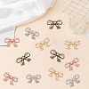 12Pcs 4 Colors Bowknot Alloy Decorative Buckles FIND-CP0003-70-7