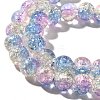 Crackle Glass Beads Strands CCG-C002-8mm-09-3