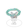 Handmade Lampwork Beaded Finger Rings WG40BFE-02-2