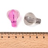 Spray Painted Transparent Acrylic Beads X-OACR-H054-14-3