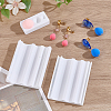 3Pcs Rectangle Plastic Clay Mold TOOL-WH0059-051B-2