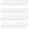 100Pcs Transparent Acrylic Pendants OACR-SC0002-99A-1