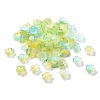 Acrylic Bead Caps OACR-Z028-03G-1