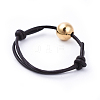 Adjustable Cowhide Leather Cord Finger Rings RJEW-JR00256-4